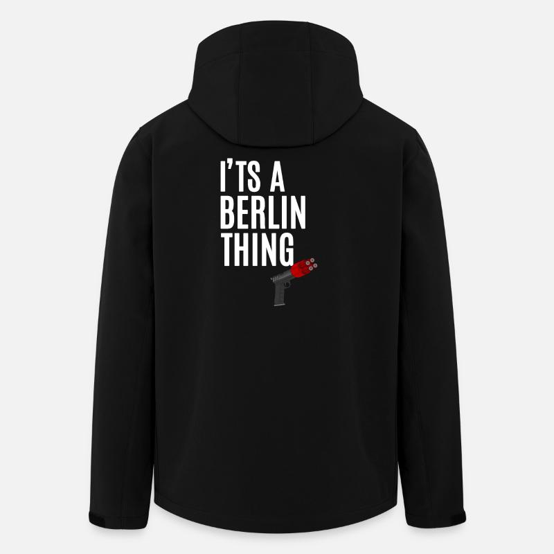 Berlin Thing New Year's Eve - Men’s Recycled Softshell Jacket by Stanley/Stella - black