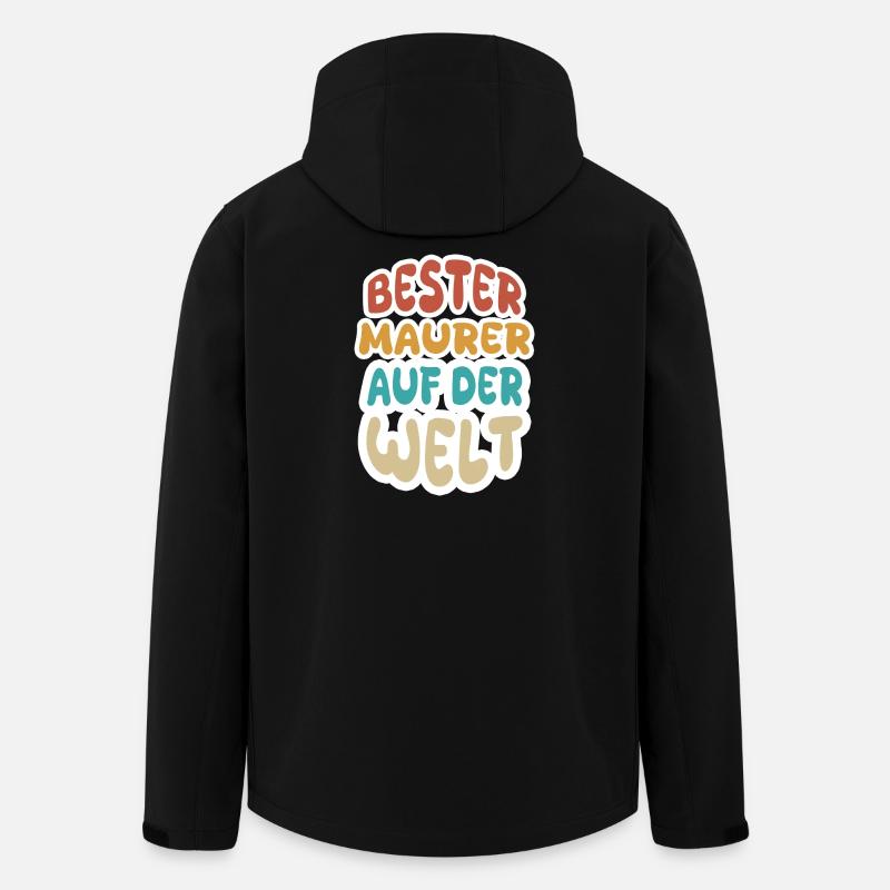 Appointment as a bricklayer - Men’s Recycled Softshell Jacket by Stanley/Stella - black