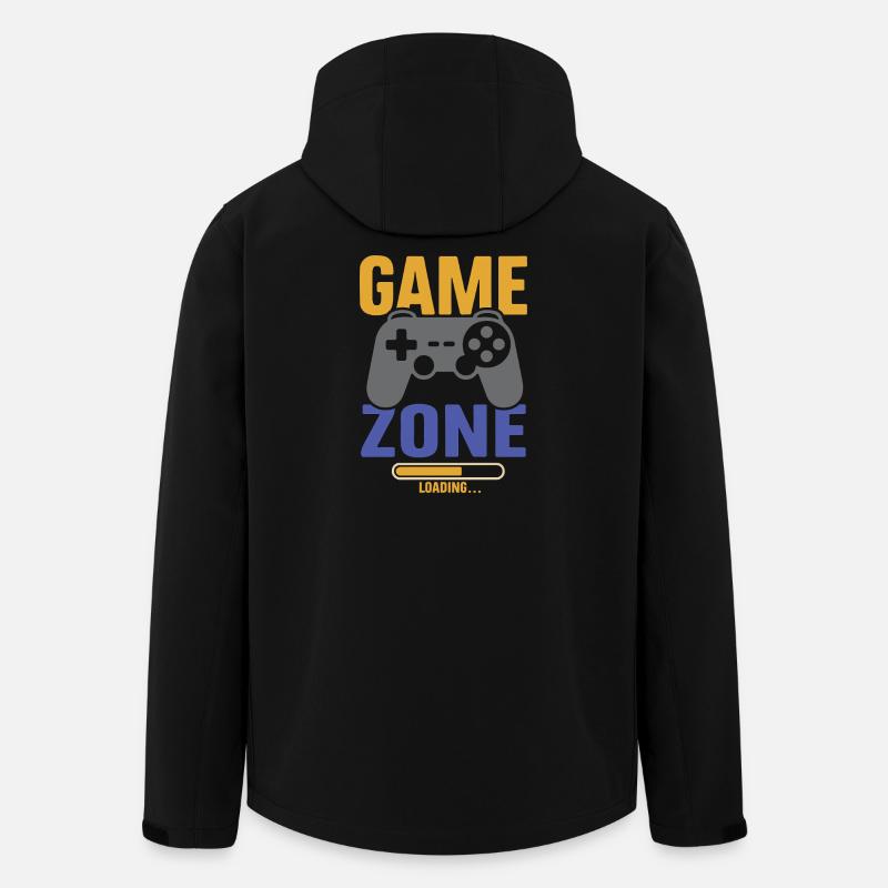 Gamer - Game Zone Loading... - Men’s Recycled Softshell Jacket by Stanley/Stella - black