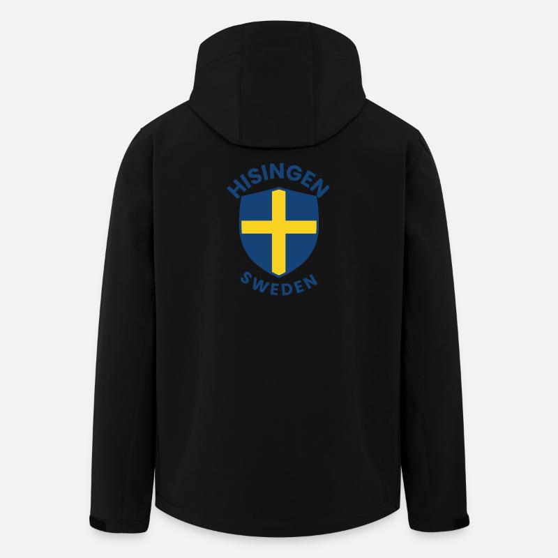 Hisingen Schweden-Wappen - Recycelte Männer Softshell-Jacke von Stanley/Stella - Schwarz