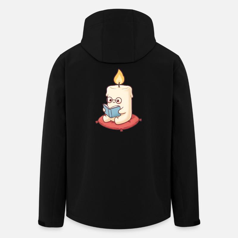 Candle reading a book - Men’s Recycled Softshell Jacket by Stanley/Stella - black