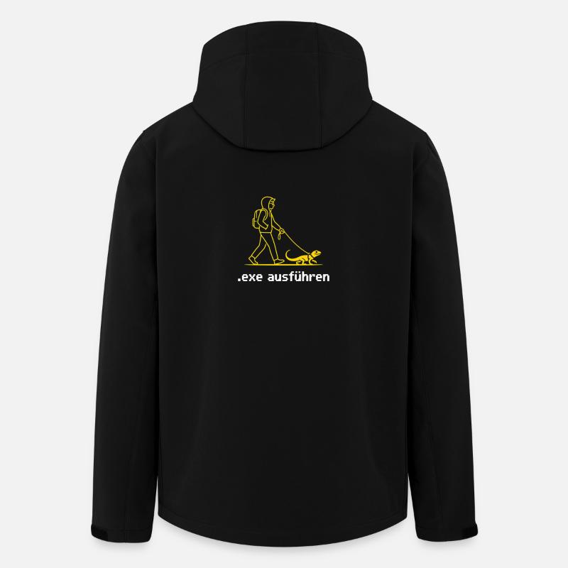Lustige Admin Geschenke Sys Admin Programmierer - Recycelte Männer Softshell-Jacke von Stanley/Stella - Schwarz