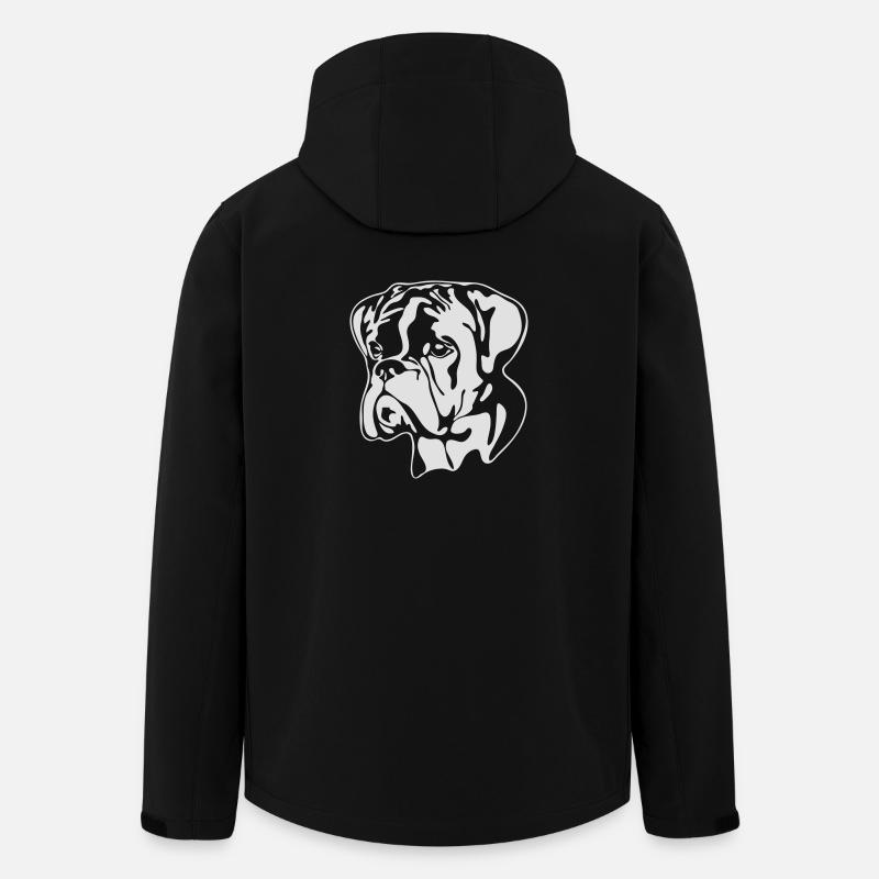 BOXER PORTRAIT Wilsigns - Men’s Recycled Softshell Jacket by Stanley/Stella - black