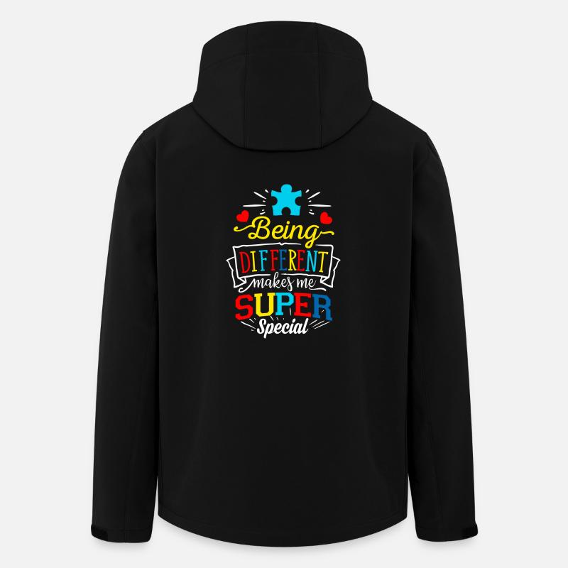 Autism Autist ADHD Autism Asperger Present - Återvunnen softshell-jacka Herr Stanley/Stella Discoverer - svart
