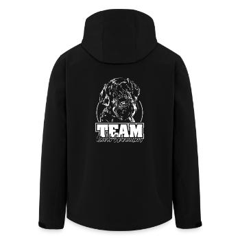 ÉQUIPE GIANT SCHNAUZER Chiens Chiens IGP Wilsigns - Veste softshell homme en polyester recyclé Stanley/Stella - noir - Dos - AI Model Male 185 light (185cm)