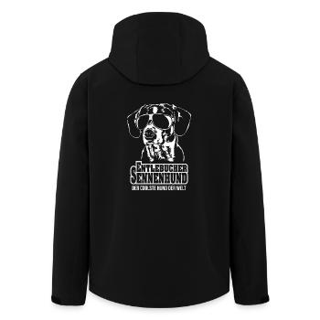 ENTLEBUCHER SENNENHUND coolster Hund Wilsigns - Recycelte Männer Softshell-Jacke von Stanley/Stella - Schwarz - Hinten - AI Model Male 185 light (185cm)