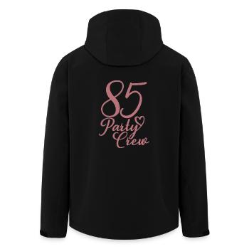 85 Party Crew 85th Birthday Party 85 ans - Veste softshell homme en polyester recyclé Stanley/Stella - noir - Dos - AI Model Male 185 light (185cm)