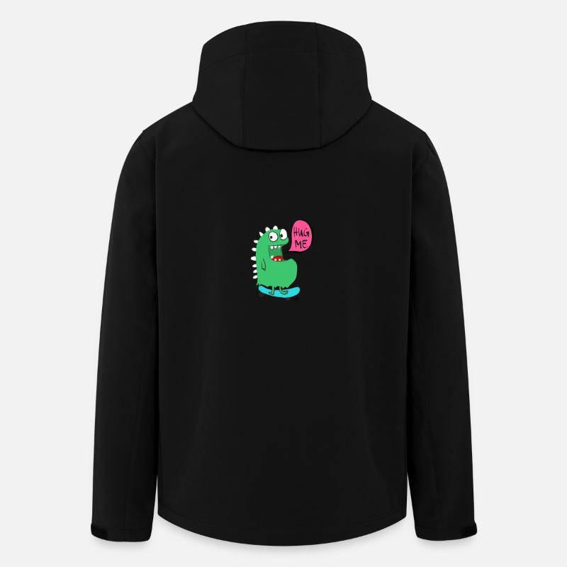 SkateboardMonster - Recycelte Männer Softshell-Jacke von Stanley/Stella - Schwarz