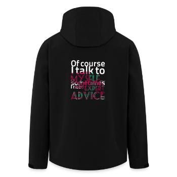 Bien sûr, je parle ... - imagées - T-shirt - Veste softshell homme en polyester recyclé Stanley/Stella - noir - Dos - AI Model Male 185 light (185cm)
