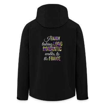 I enjoy taking long ... - Sayings - Funny Quotes - Men’s Recycled Softshell Jacket by Stanley/Stella - black - Back - AI Model Male 185 light (185cm)