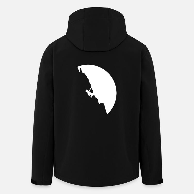 Kletterer - Recycelte Männer Softshell-Jacke von Stanley/Stella - Schwarz