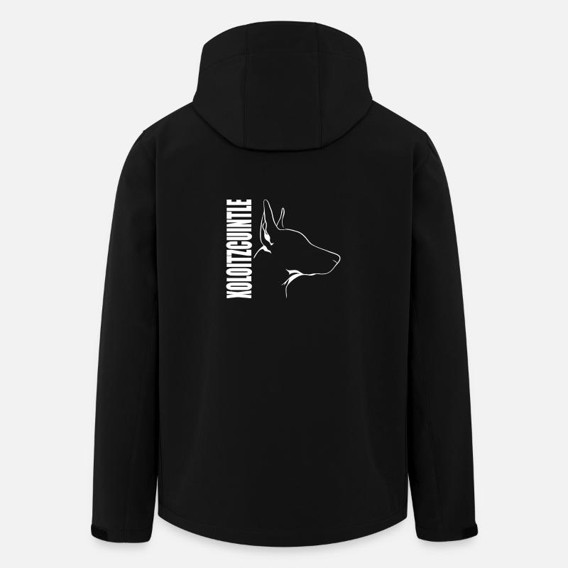 XOLOITZCUINTLE Xolo Hund Hunde Nackthund Wilsigns - Recycelte Männer Softshell-Jacke von Stanley/Stella - Schwarz