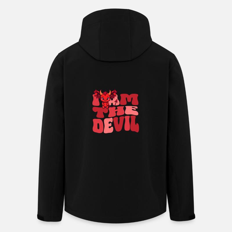 Teufel Devil böse Hausdrachen Ehefrau - Recycelte Männer Softshell-Jacke von Stanley/Stella - Schwarz