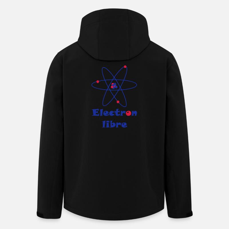 Electron Libre - Men’s Recycled Softshell Jacket by Stanley/Stella - black