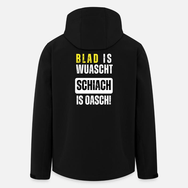 Blad is wuascht - Recycelte Männer Softshell-Jacke von Stanley/Stella - Schwarz