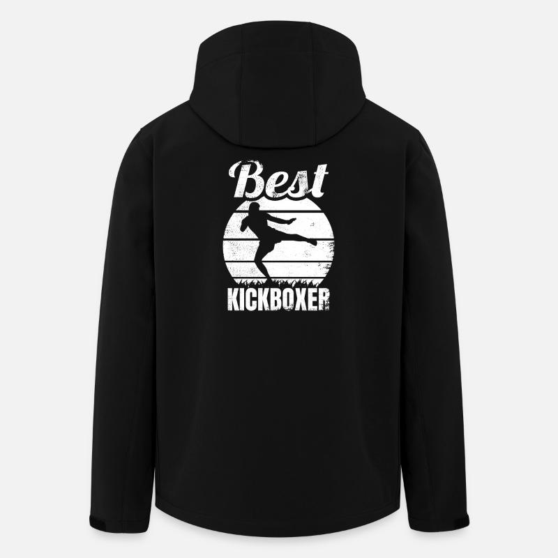 Bester Kickboxer - Recycelte Männer Softshell-Jacke von Stanley/Stella - Schwarz