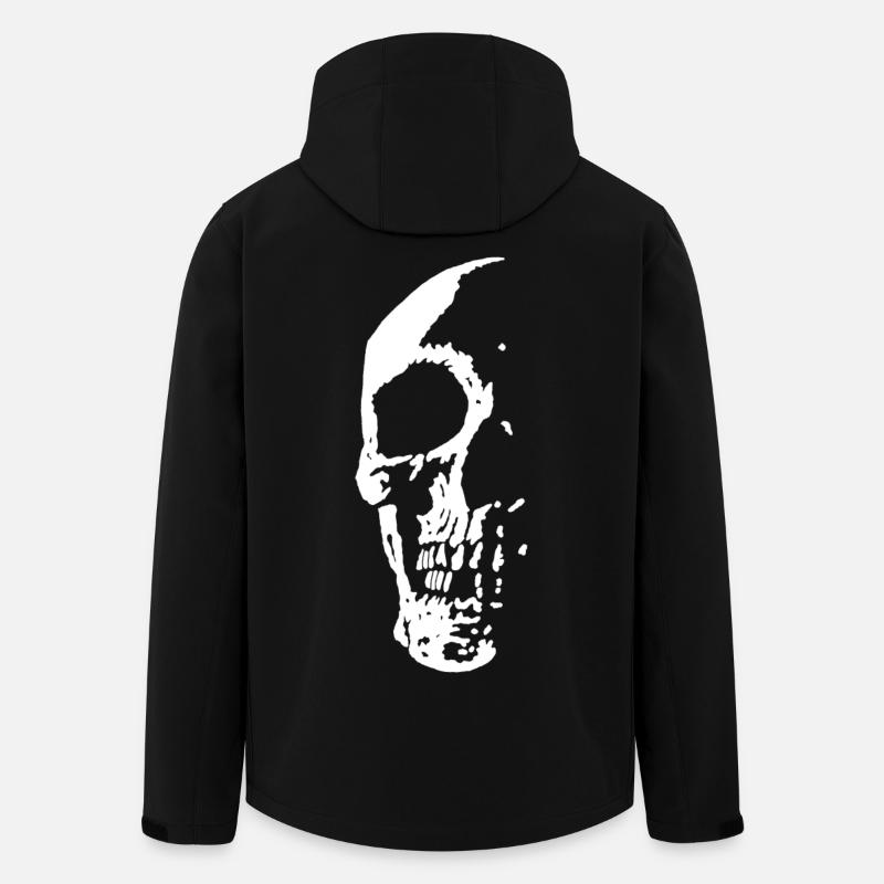 Skull in the Darkness - Men’s Recycled Softshell Jacket by Stanley/Stella - black