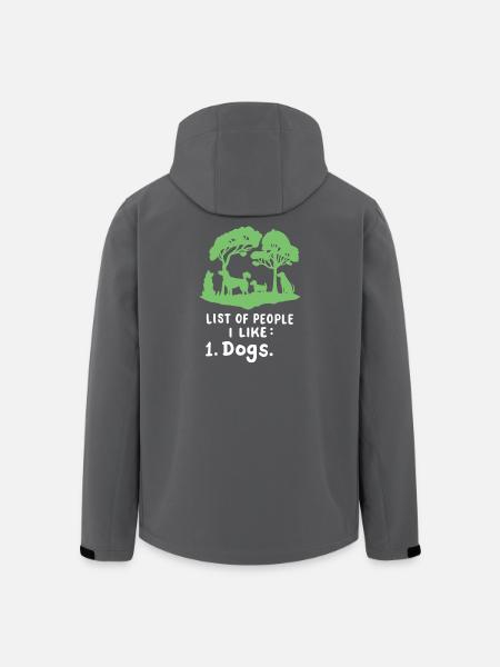 Hundeliebhaber Hundebesitzer - Recycelte Männer Softshell-Jacke von Stanley/Stella - Schwarz