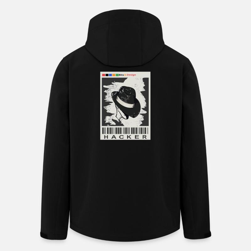 Hacker gesucht - Recycelte Männer Softshell-Jacke von Stanley/Stella - Schwarz