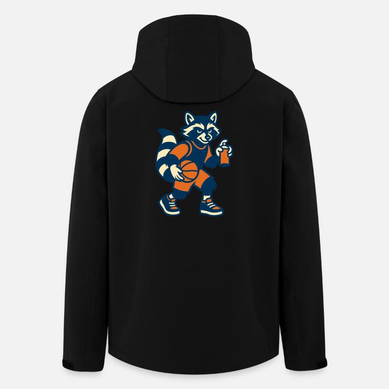 Street Dachs - Recycelte Männer Softshell-Jacke von Stanley/Stella - Schwarz