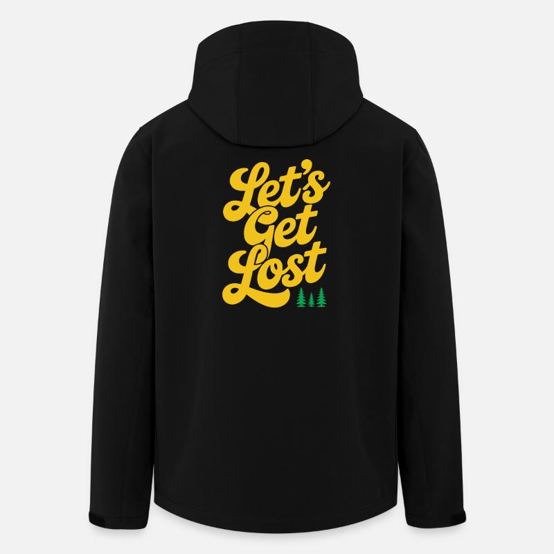 Abenteuer - Let's Get Lost - Recycelte Männer Softshell-Jacke von Stanley/Stella - Schwarz