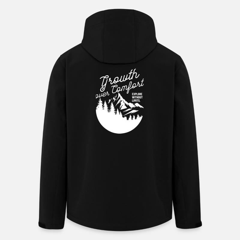 Wachstum vor Komfort - Recycelte Männer Softshell-Jacke von Stanley/Stella - Schwarz