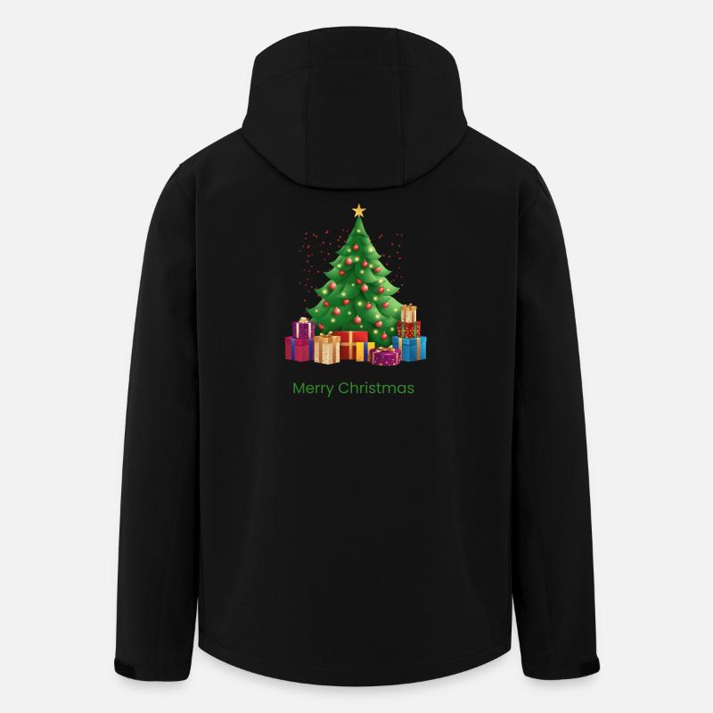 Merry_Christmas_-1- - Men’s Recycled Softshell Jacket by Stanley/Stella - black