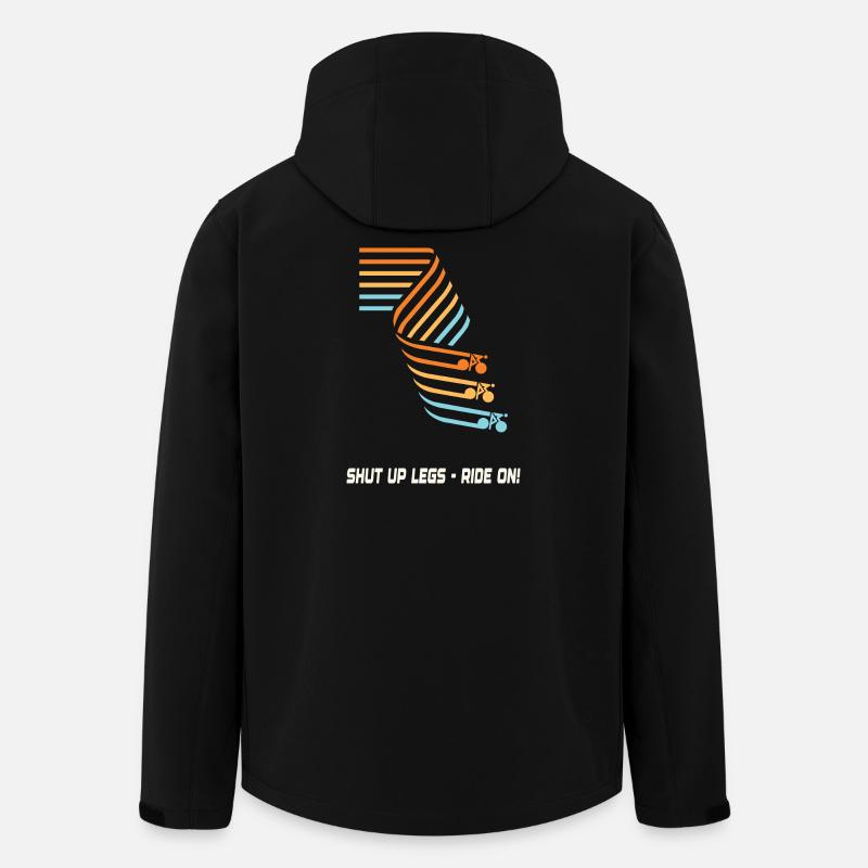 Shut up legs-ride on - Men’s Recycled Softshell Jacket by Stanley/Stella - black