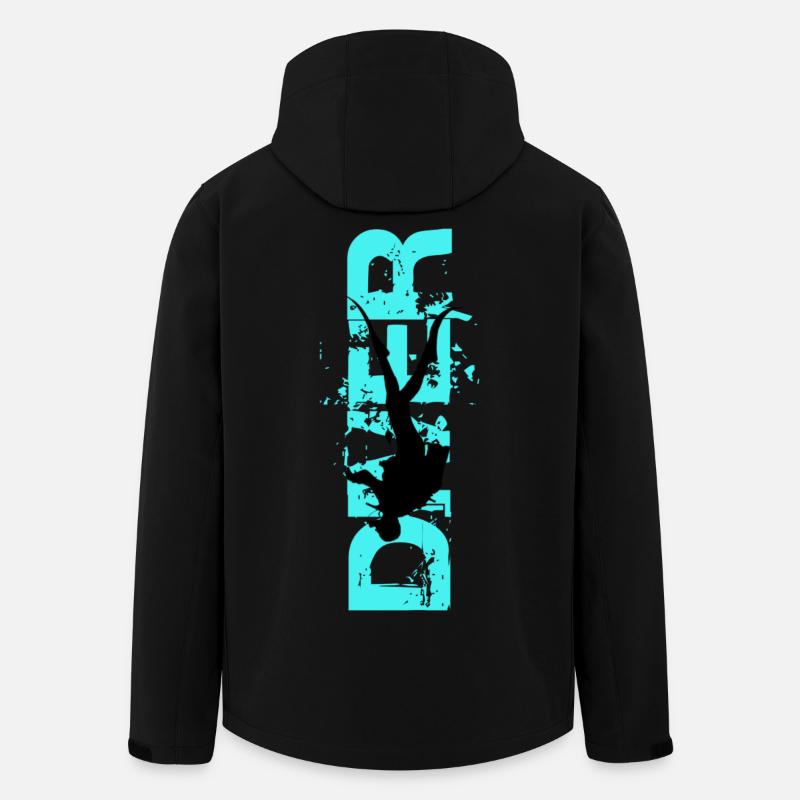 Diver - Men’s Recycled Softshell Jacket by Stanley/Stella - black