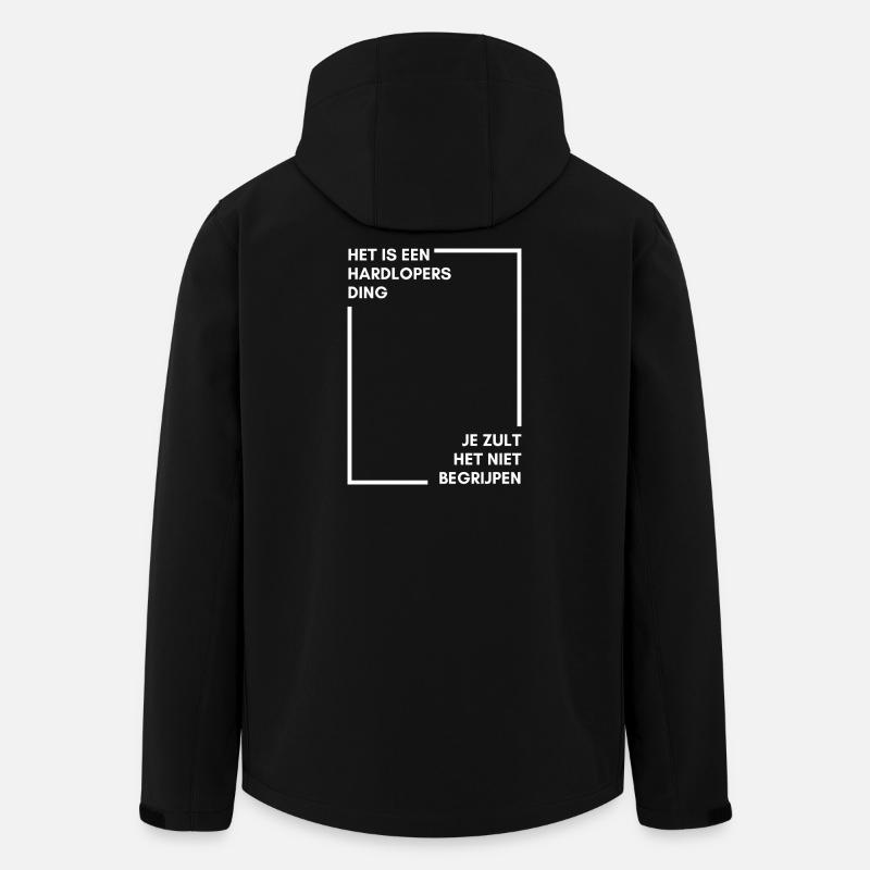 Running: you won't understand - Men’s Recycled Softshell Jacket by Stanley/Stella - black