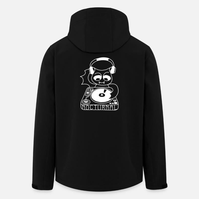 DJ Bat - Men’s Recycled Softshell Jacket by Stanley/Stella - black