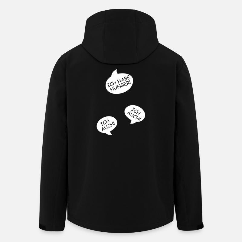 Schwangerschaft verkünden Drillinge Mama Mutter - Recycelte Männer Softshell-Jacke von Stanley/Stella - Schwarz