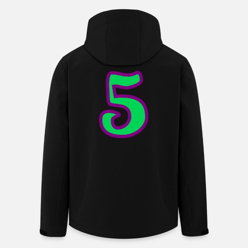 5. ANNIVERSAIRE. 5 ANS. 5e ANNIVERSAIRE - Veste softshell homme en polyester recyclé Stanley/Stella - noir