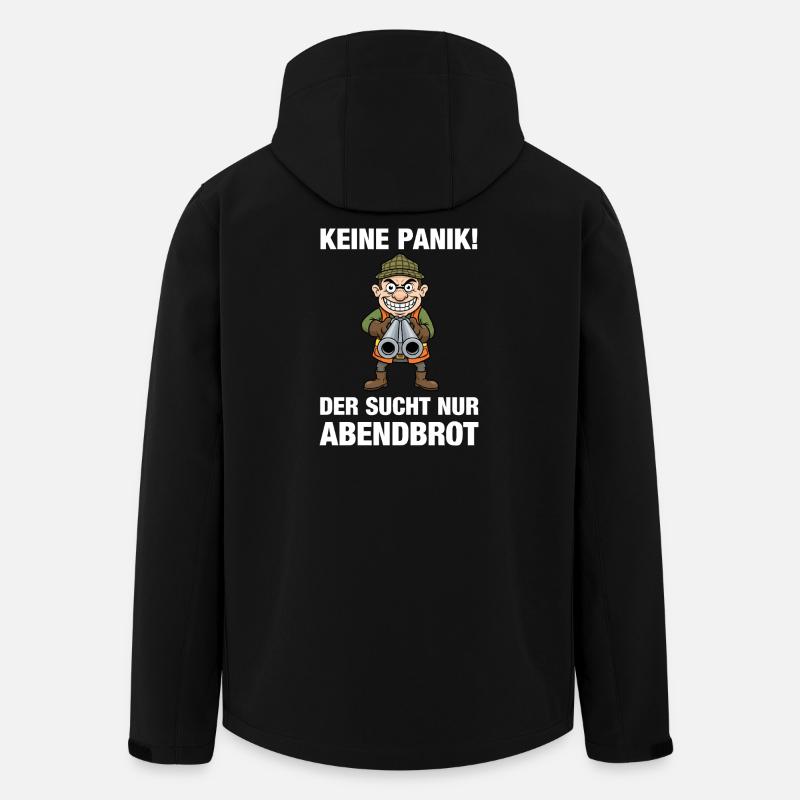 Hunter seeks supper - Men’s Recycled Softshell Jacket by Stanley/Stella - black