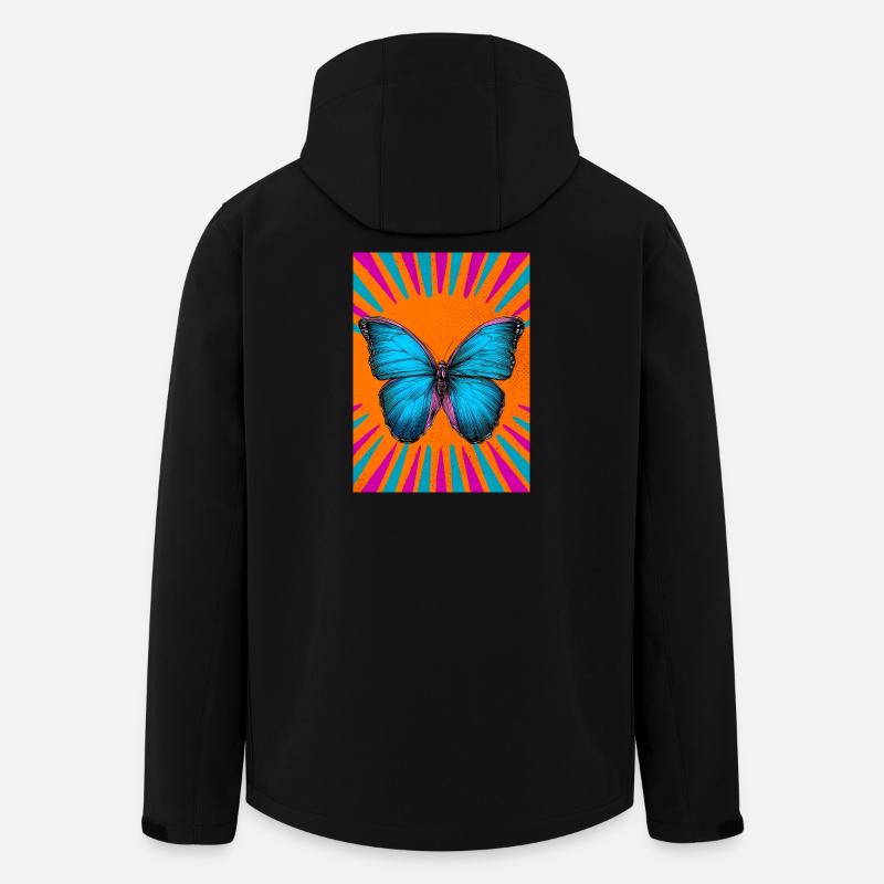 papillon - Veste softshell homme en polyester recyclé Stanley/Stella - noir
