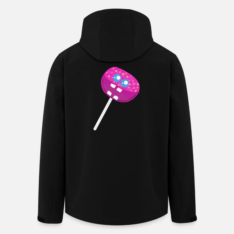 Funny lollipop lollipops kids kid - Men’s Recycled Softshell Jacket by Stanley/Stella - black