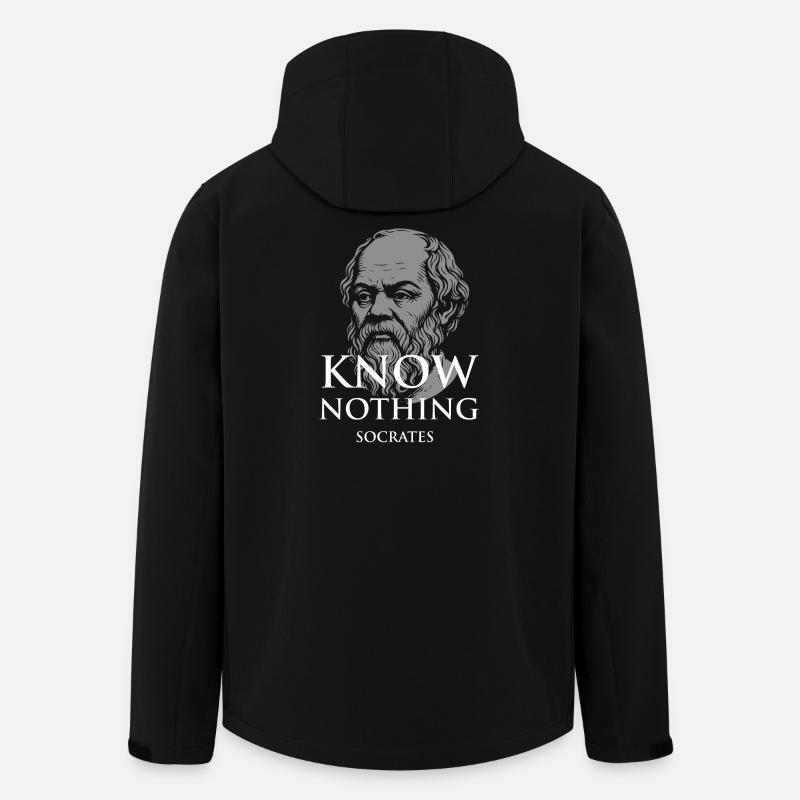 Know Nothing Socrates - Men’s Recycled Softshell Jacket by Stanley/Stella - black