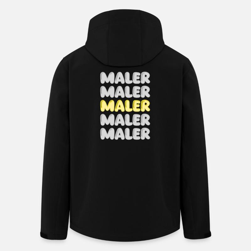 Beruf Maler - Recycelte Männer Softshell-Jacke von Stanley/Stella - Schwarz