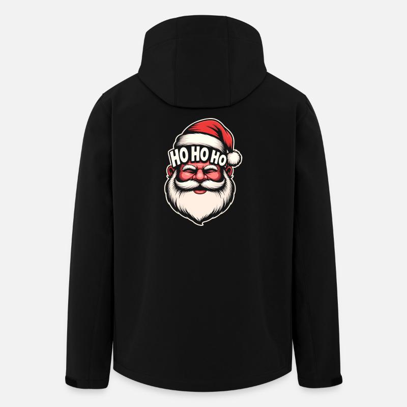HoHoHo Weihnachten - Recycelte Männer Softshell-Jacke von Stanley/Stella - Schwarz