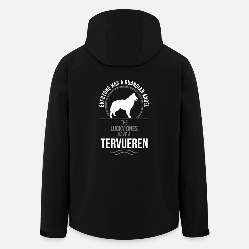 TERVUEREN Guardian Angel Wilsigns - Recycelte Männer Softshell-Jacke von Stanley/Stella - Schwarz