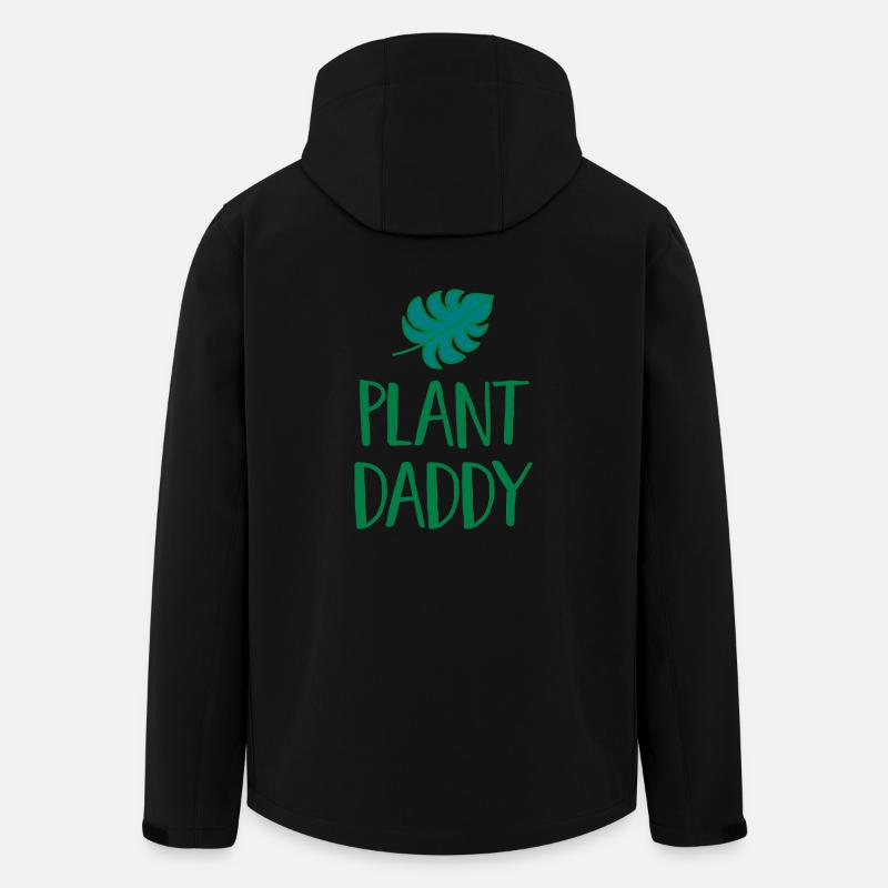 Plant Daddy - Recycelte Männer Softshell-Jacke von Stanley/Stella - Schwarz