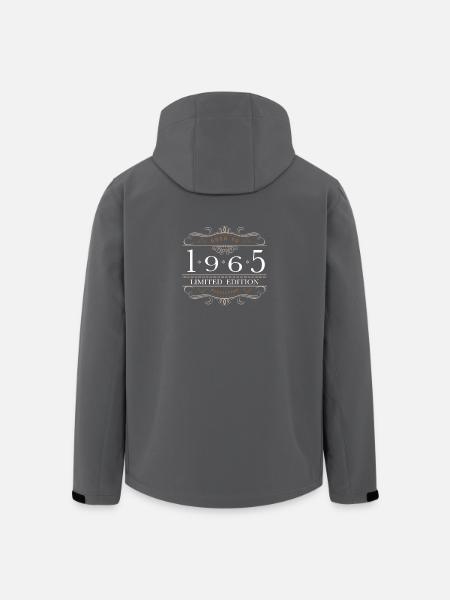 Limited Edition 1965 Aged To Perfection - Men’s Recycled Softshell Jacket by Stanley/Stella - black