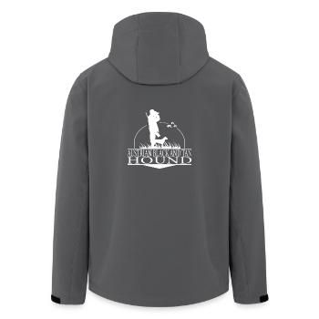 AUSTRIAN BLACK AND TAN HOUND Jagdhunde Wilsigns - Recycelte Männer Softshell-Jacke von Stanley/Stella - Schwarz - Hinten - AI Model Male 185 light (185cm)