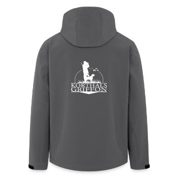 KORTHALS GRIFFON Chiens de chasse Chasseur Chasseur Wilsigns - Veste softshell homme en polyester recyclé Stanley/Stella - noir - Dos - AI Model Male 185 light (185cm)