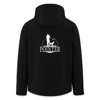 POINTER Chiens de chasse Chasseur Chasse Wilsigns - Veste softshell homme en polyester recyclé Stanley/Stella - noir - Dos - AI Model Male 185 light (185cm)