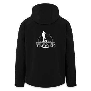 PARSON RUSSELL TERRIER Chiens de chasse Hunting Wilsigns - Veste softshell homme en polyester recyclé Stanley/Stella - noir - Dos - AI Model Male 185 light (185cm)