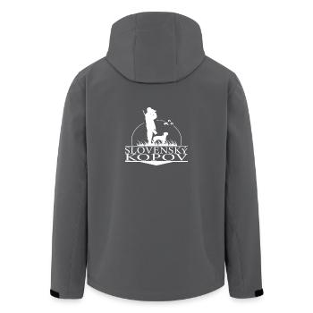 SLOVENSKY KOPOV Jagdhunde Jäger Jagd Wilsigns - Recycelte Männer Softshell-Jacke von Stanley/Stella - Anthrazit - Hinten - AI Model Male 185 light (185cm)