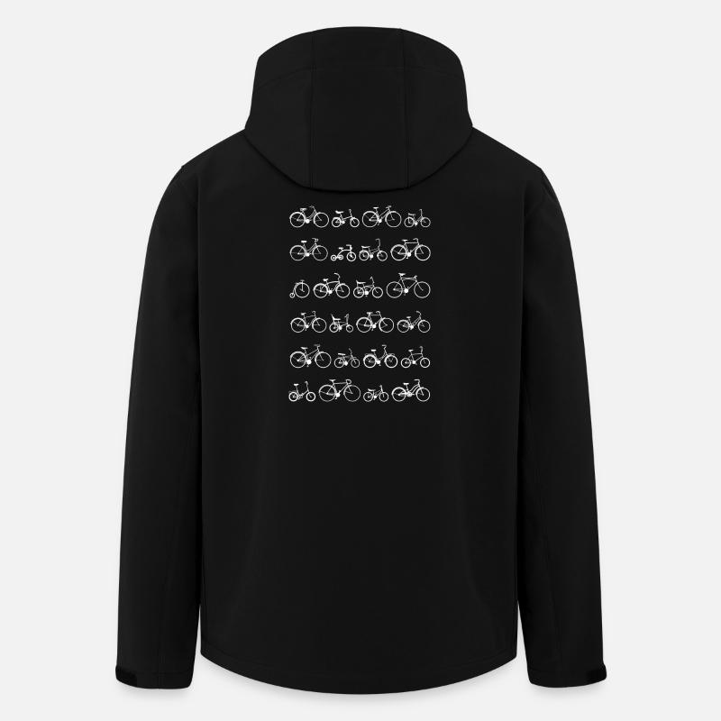 Fahrrad Radfahrer - Recycelte Männer Softshell-Jacke von Stanley/Stella - Schwarz