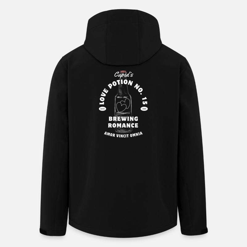 Amor-Trank Nr. 15 Romanzen-Trank - Recycelte Männer Softshell-Jacke von Stanley/Stella - Schwarz
