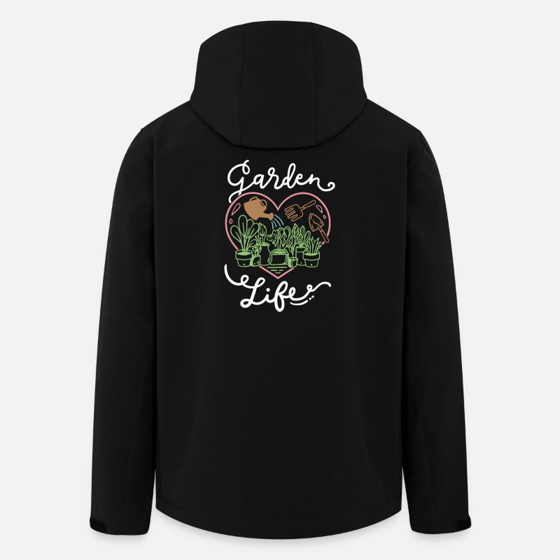 Gartenarbeit Garten Gärtner - Recycelte Männer Softshell-Jacke von Stanley/Stella - Schwarz
